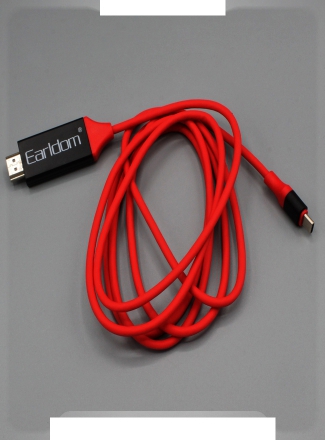 Earldom  HDMI - Type-C 2  Black-Red