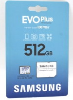 Samsung  EVO+ microSDXC 512GB Class10 UHS-I U1 A2 V30 (  130) MB-MC512KA/R 