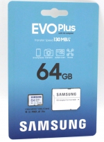 Samsung  EVO+ microSDXC 64GB Class10 UHS-I U1 A2 V30 (  130) MB-MC64KA/RU 