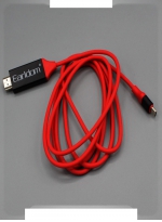 Earldom  HDMI - Type-C 2  Black-Red