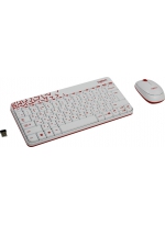 Logitech    MK240 Nano White-Red USB 