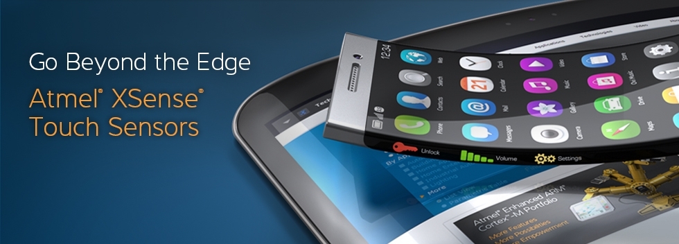 Сенсор Atmel XSense для сверхтонких и изогнутых тачскринов. atmel.com